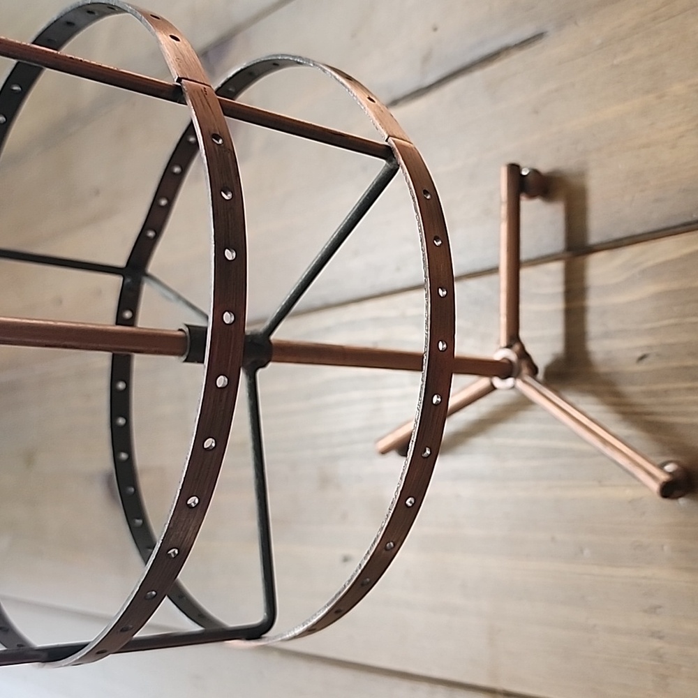 Metal Rotating Earring Stand - Floral Rustic - Picture 12 of 15
